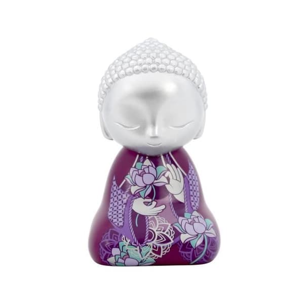 Buddhafigur - Little Buddha - Fred kommer inifrån - 9 cm - Polyresin - Engelsk version