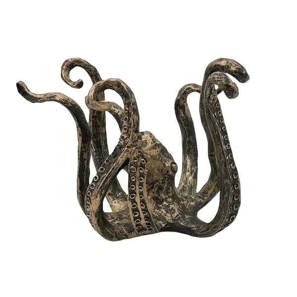 Octopus Skulptur, Unik Hjemmedekoration, Alsidig Design, Kunstnerisk Accent,Harz, ingen