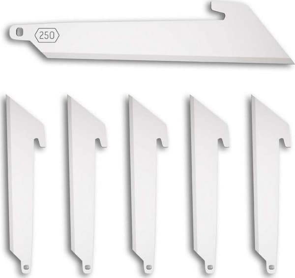 Couteau trädgård Utomhus - 09OE080 - Outdoor Edge Utility 250 med 6 blad för utomhusbruk