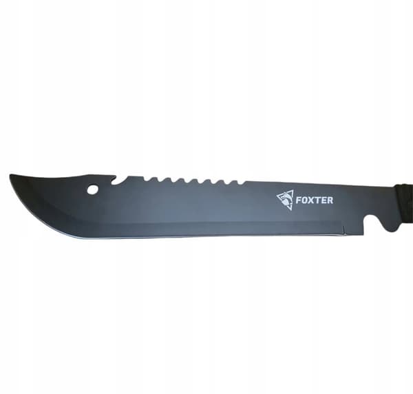 KNIV MACHETE SWORD XXL 50CM Full Tang 420 ROSTFRITT STÅL + SÅG + HUS