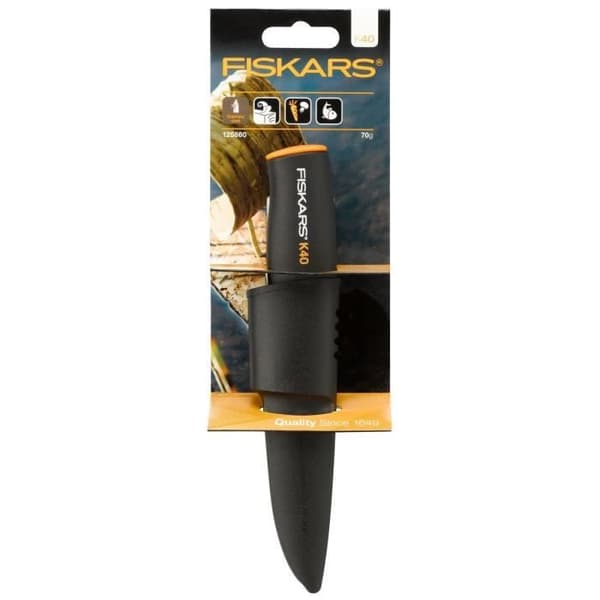 FISKARS Pukko K40 trädgårdskniv med plastskida