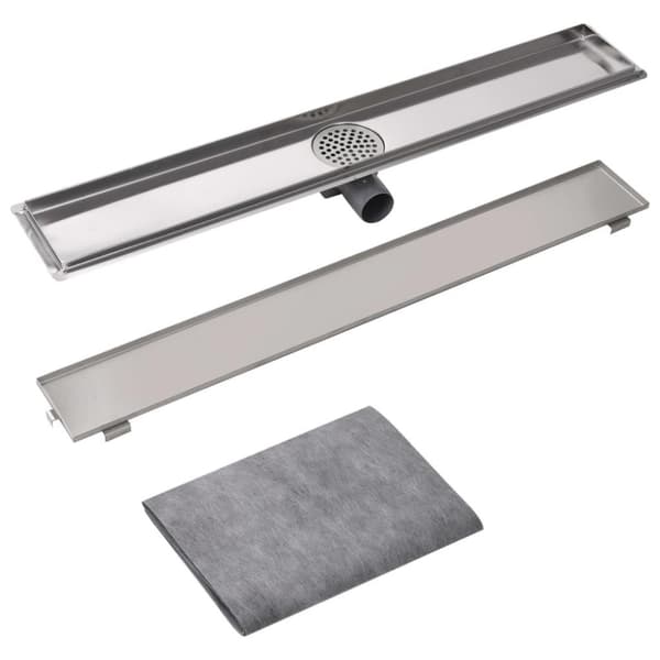 vidaXL Lineaarinen Suihkukaivo 830x140 mm Ruostumaton Teräs