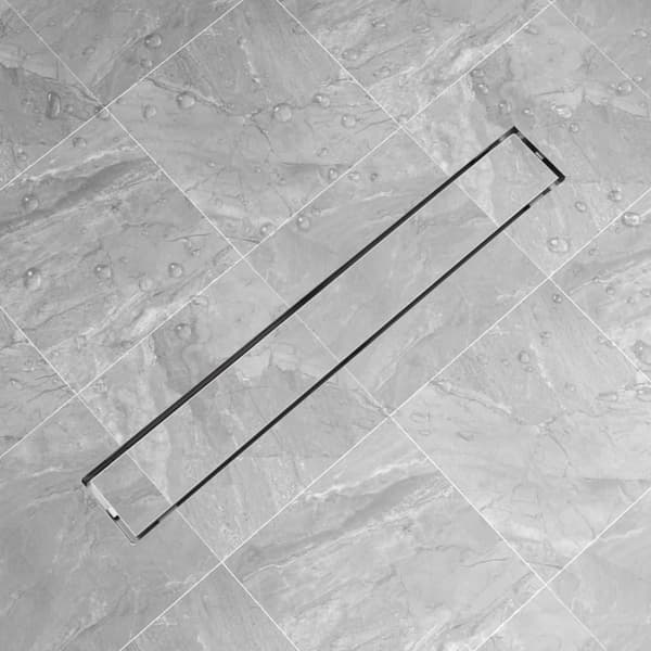 vidaXL Lineaarinen Suihkukaivo 830x140 mm Ruostumaton Teräs