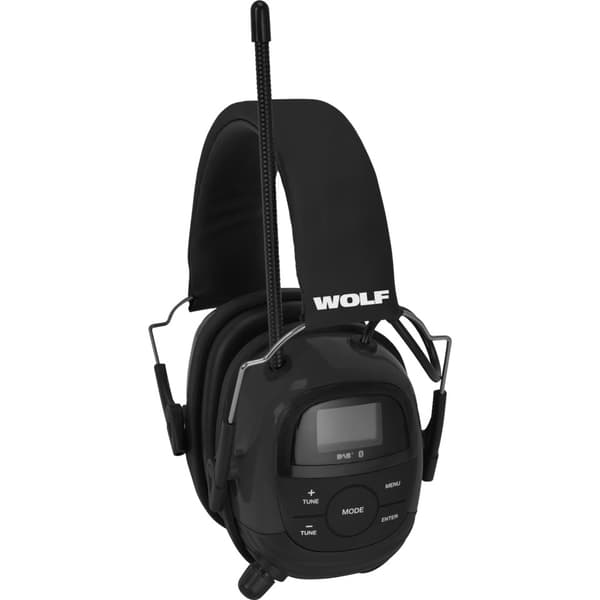 Wolf Headset Pro - Hørselvern med BT, DAB og Mikrofon