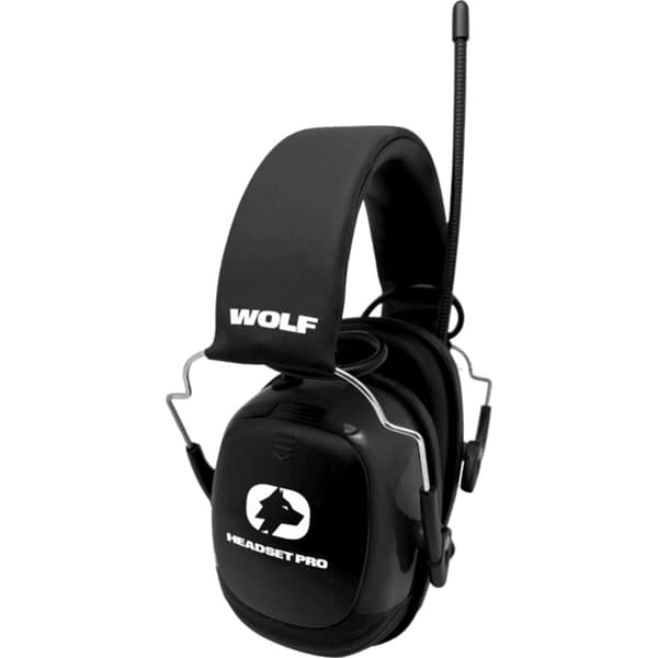 Wolf Headset Pro - Hørselvern med DAB, Bluetooth og Mikrofon