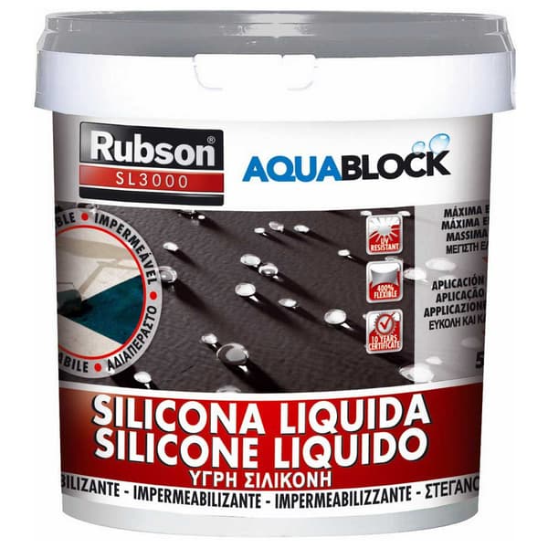Rubson Flytande Silikon Aquablock 25kg Grå