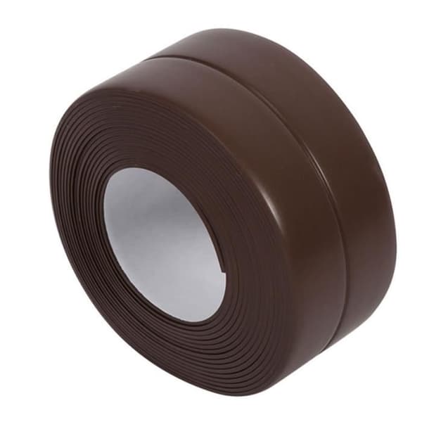 Rulle med självhäftande tätningar - SHOP-STORY - 2,2 cm tjocklek - 3,2 m längd - Brun - Perfekt tätning