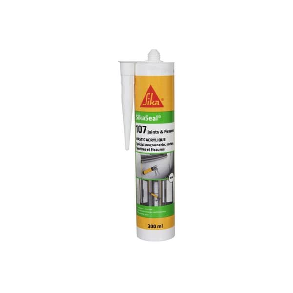 SIKA Sikaseal 107 Akrylfogmassa och spricka - Vit - 300ml