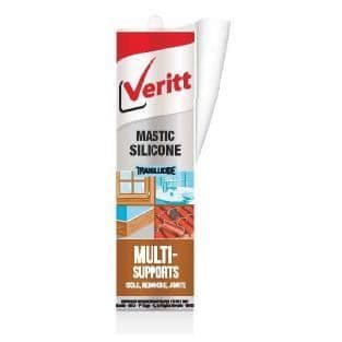 Mastic silikon - Mångsidig silikon - 280 ml - Genomskinlig - Stark vidhäftning - Inomhus/utomhusbruk