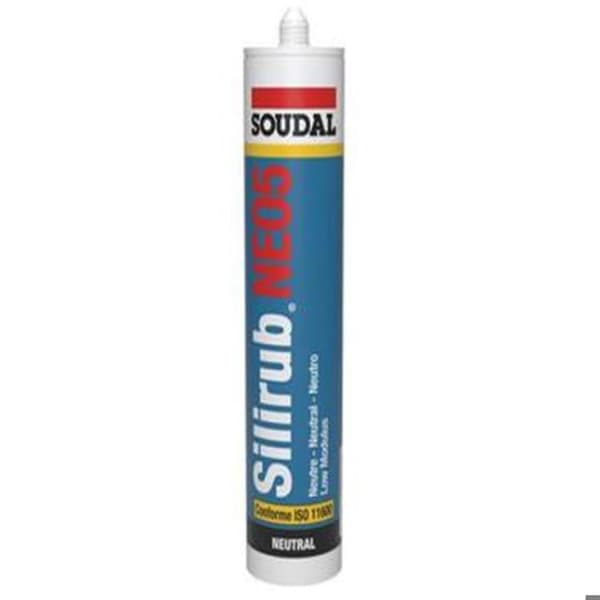SILIRUB NEO5 silikontätningsmedel i gyllene ek 300ml patron - SOUDAL - 120642