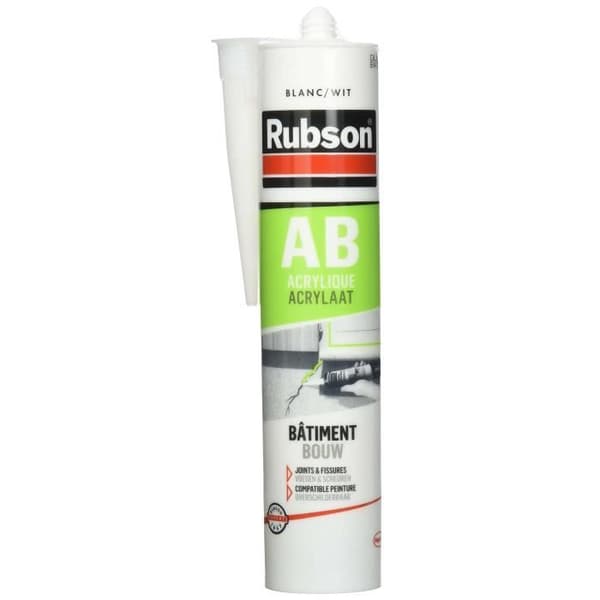 RUBSON Akryl byggspackel Vit - 300 ml patron