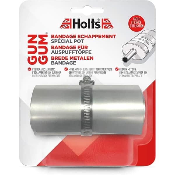 HOLTS ”Flexiwrap” avgasrörsbandage - Rostfritt stål