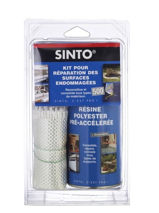Komplett reparationssats - SINTO - 31150 - Styrenfri ortoftalisk polyesterharts - Glasväv