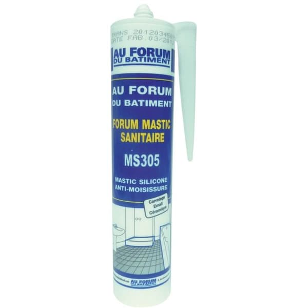 Vit sanitetssilikonfogmassa - MS305-WHITE
