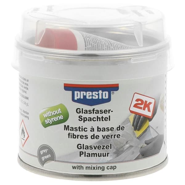 Polyesterspackel med glasfiber bg 250 g