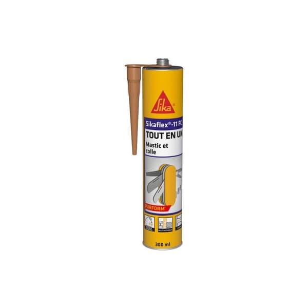 Elastisk polyuretandepå - SIKA - Sikaflex 11 FC Purform - 380g - Färg: Beige - Enkomponent