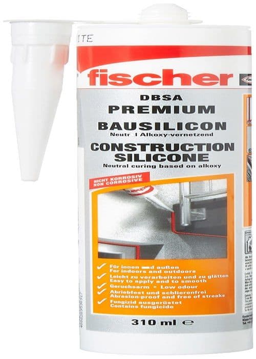 Tätningsfog - Fischer tätningsmedel - 53091 - Fisc Bausilicon DBSA 310 weiss | 0