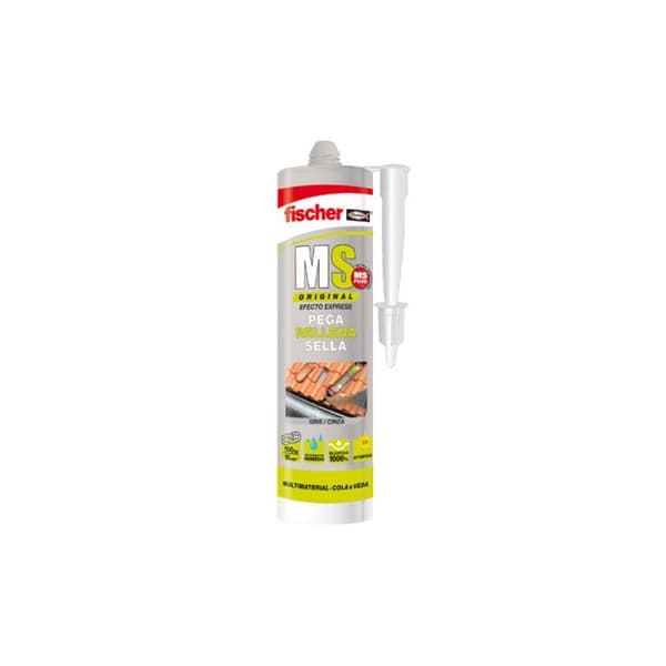 FISCHER självhäftande tätningsmedel - grå - 290 ml - 96002