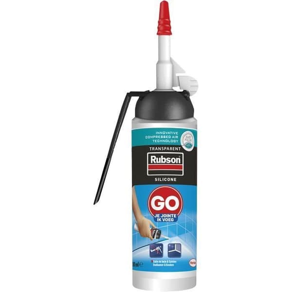 Tätningsfog - RUBSON - Go Je jointe kiwi - Transparent - Mögelbeständig - 100ml