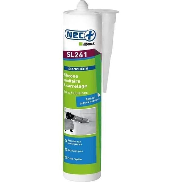 Silicone PU ILLBRUCK sanitär och kakel - vit - 310ml SL241