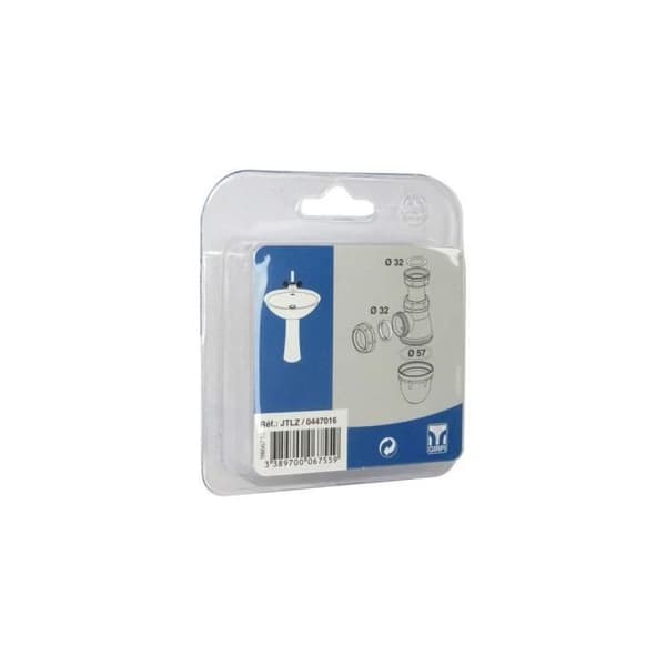 Kit med 3 fogringar för standard lavabo-sifon
