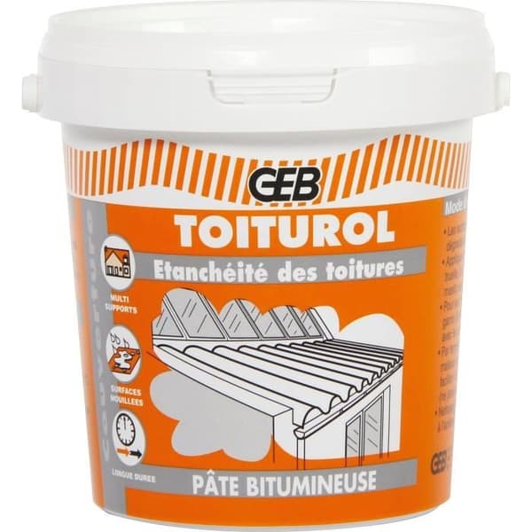 Mastic bitumen tätskikt tak 900g - svart