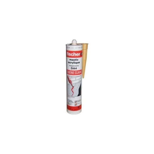 Acrylmastik - FISCHER - DA - Ljus ek - 310 mL - Plastoelastisk av hög kvalitet