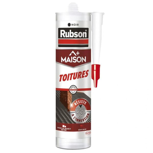 RUBSON BLACK ROOF MASTIC 280 ML 1681783