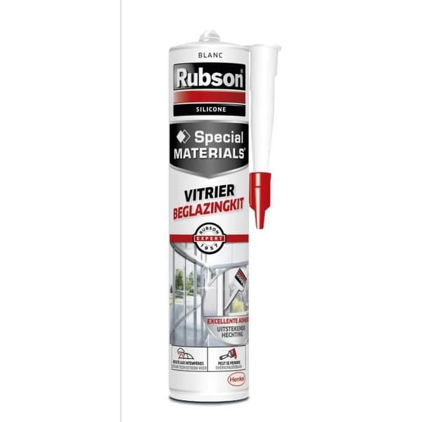 Glasmästarspackel - 280 mL - vit