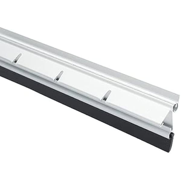 Dörrdragsskydd - FERRESTOCK - FS197 - Silver aluminium - Gummi - 1,5 m x 60 mm