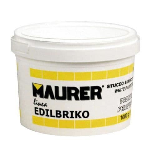 Edil Maurer vit plastspackel (0,5 kg kruka).