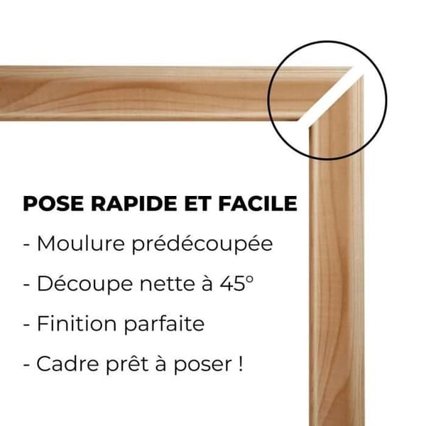 Inramning med profiler - NORDLINGER PRO - 50 x 60 cm - 42 x 14 mm - FSC 100%