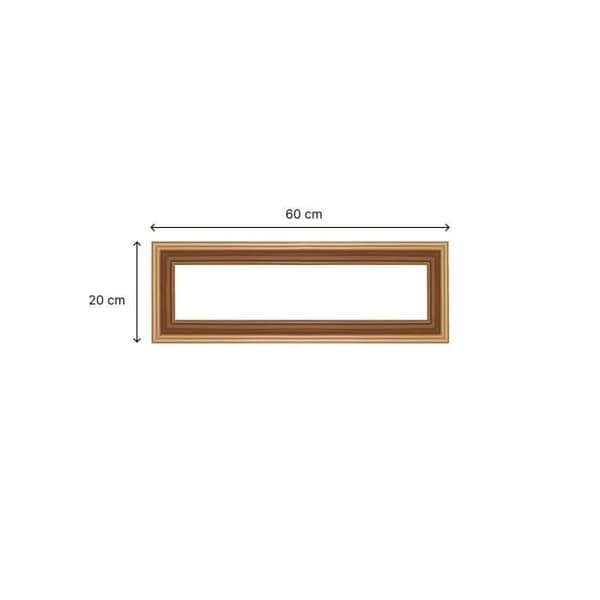Gjuten ram - NORDLINGER PRO - 20 x 60 cm - 42 x 14 mm - FSC 100%