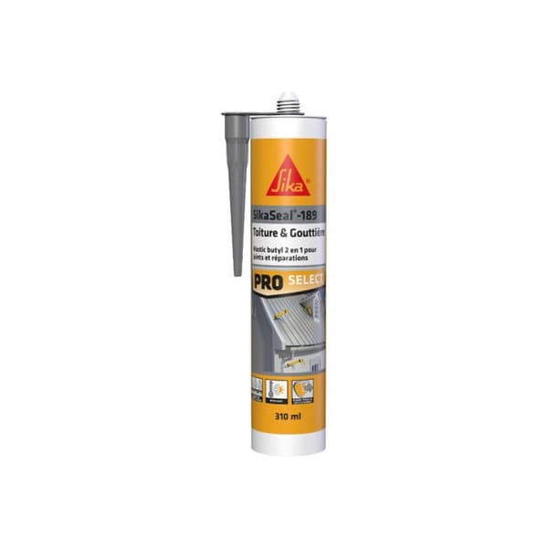 Mastic - SIKA - Sikaseal 189 - Grå butyl - 310 ml - Väderbeständig