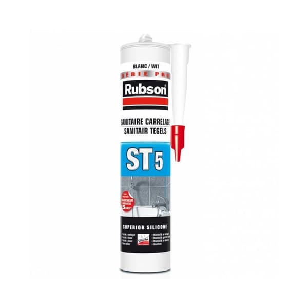 Rubson Rubson ST5 silikonfogmassa lätt utjämnande ljusgrå 300ml patron Ref.1631750 - OD