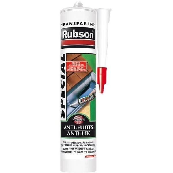 Tätningsmedel - RUBSON - transparent anti-läckage - baserat på styren/butadien sampolymerer