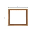 Pikkukuva 2 / 6: Muotoiltu kehys - NORDLINGER PRO - 50 x 60 cm - 42 x 14 mm - FSC 100%