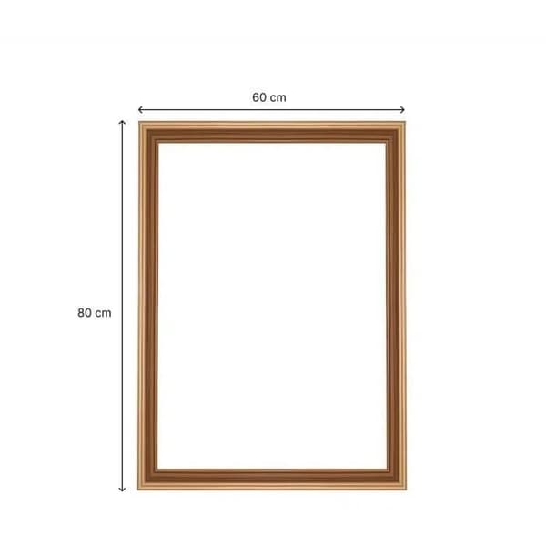 Formstøbt ramme - NORDLINGER PRO - 80 x 60 cm - 42 x 14 mm - FSC 100%