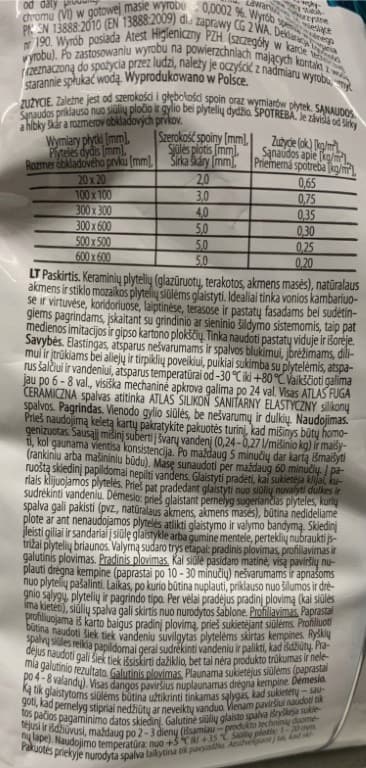 Keraaminen saumauslaasti 1-20 mm 037 grafiitti 2 kg