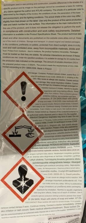 Keraaminen saumauslaasti 1-20 mm 037 grafiitti 2 kg