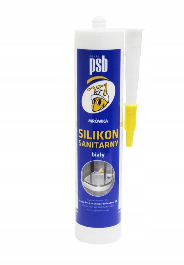 Sanitær silikone hvid PSB 300 ml