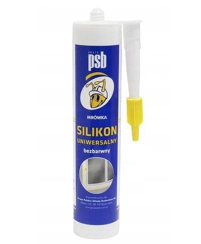 Yleismallinen silikoni, väritön, 310 ml