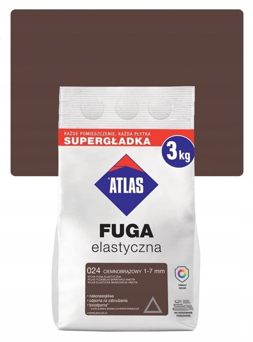 Atlas joustava saumauslaasti 3 kg tummanruskea