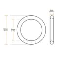 Miniatyrbild 5 av 6: SOURCING KARTA O-Ring 90mm OD 84mm ID 3mm Bredd Metrisk Nitrilgummi Packning Tätning 10st