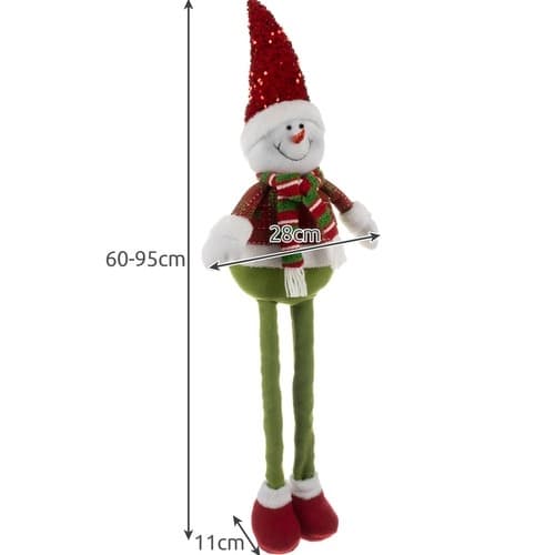 Julfigur Snögubbe - Jul - 95 cm