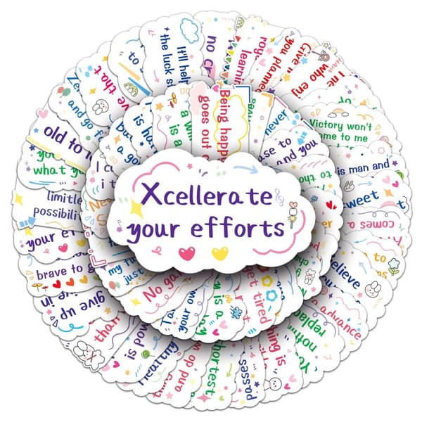INF Tee itse -tarrapakkaus – 50 ainutlaatuista mallia Inspirational English short sentences 1