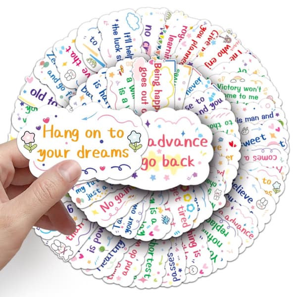 INF Tee itse -tarrapakkaus – 50 ainutlaatuista mallia Inspirational English short sentences 1