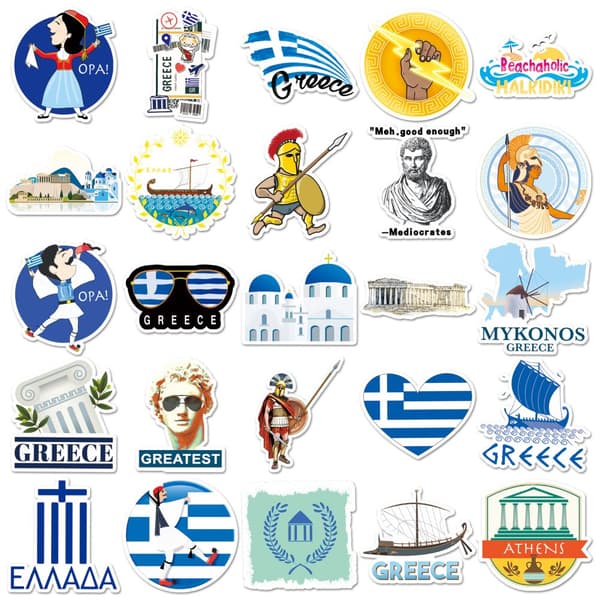 INF Tee itse -tarrapakkaus – 50 ainutlaatuista mallia Greece