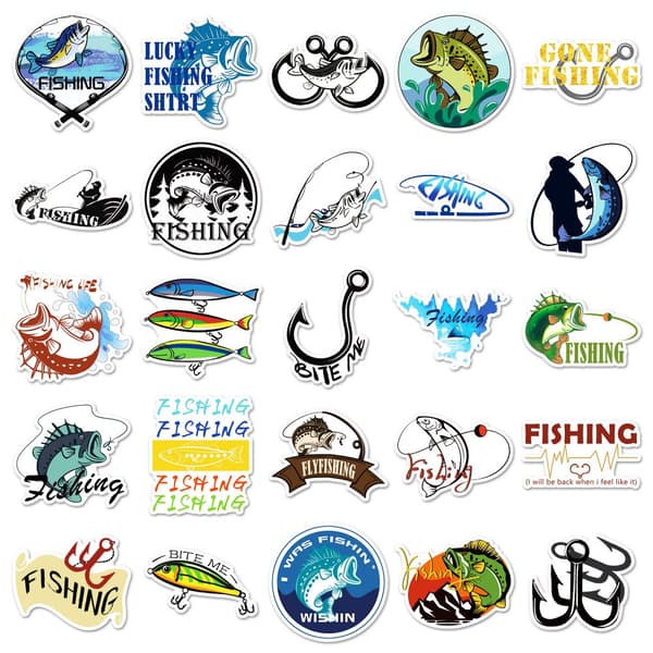 INF Tee itse -tarrapakkaus – 50 ainutlaatuista mallia Fishing