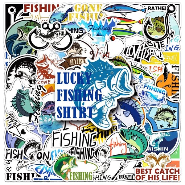 INF Tee itse -tarrapakkaus – 50 ainutlaatuista mallia Fishing